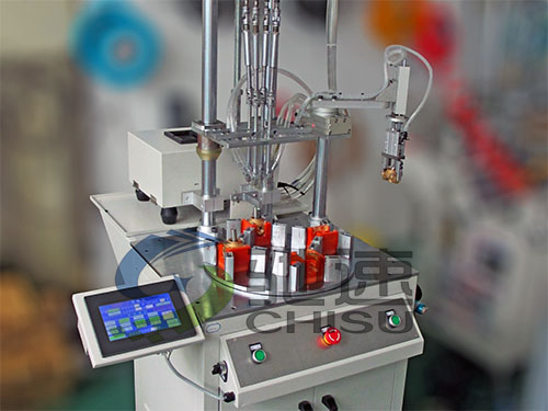 黃銅電磁閥自動鎖螺絲機(jī)-4軸機(jī)械手